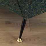 Green melange sofa, Danish design, 1970s, production: Denmark