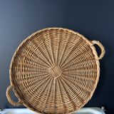 Large rattan tray
