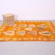 Tapis marocain vintage orange 153 x 228 cm - Authentique tapis berbère fait main