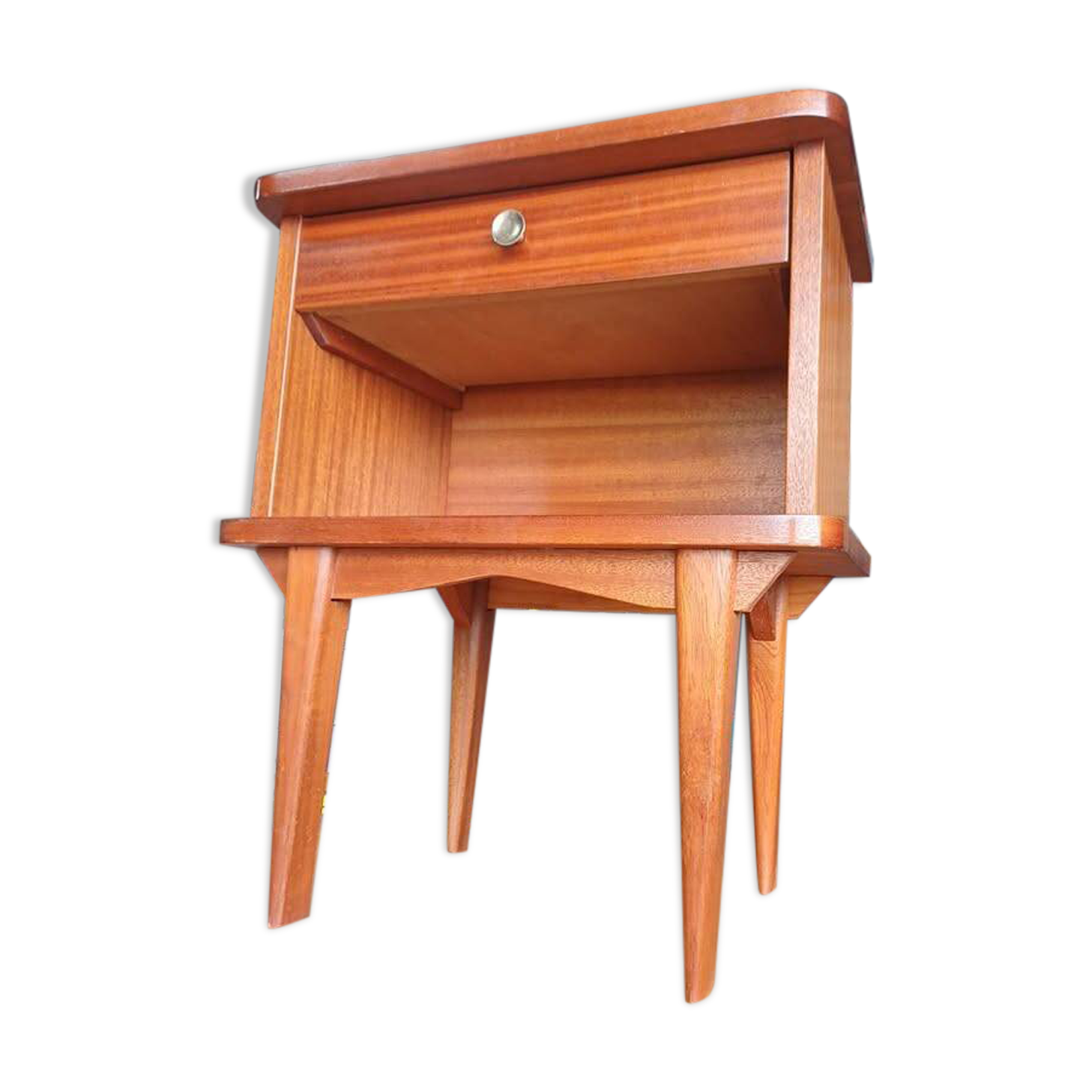 Chevet / Petite Table de Nuit Vintage Mid-Century 1960's ​