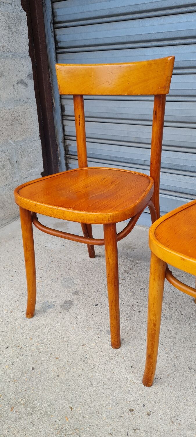 Set of 4 Baumann bistro chairs