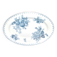SARREGUEMINES FLORE Large Oval Platter with blue flower decoration U&C 36cm