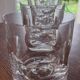 4 cut glass whiskey glasses