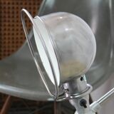 Jieldé desk lamp 2 arms 40cm base seed glossy varnish, Vintage industrial Jean Louis Domecq