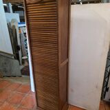 Pair of oak curtain file cabinets