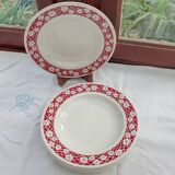 6 Amandinoise soup plates