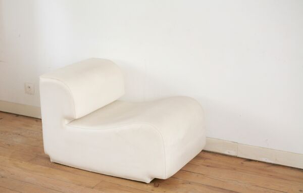 Fauteuil de Cini Boeri modèle Bobo édition Arflex diffusion Mobilier International Italie 1968