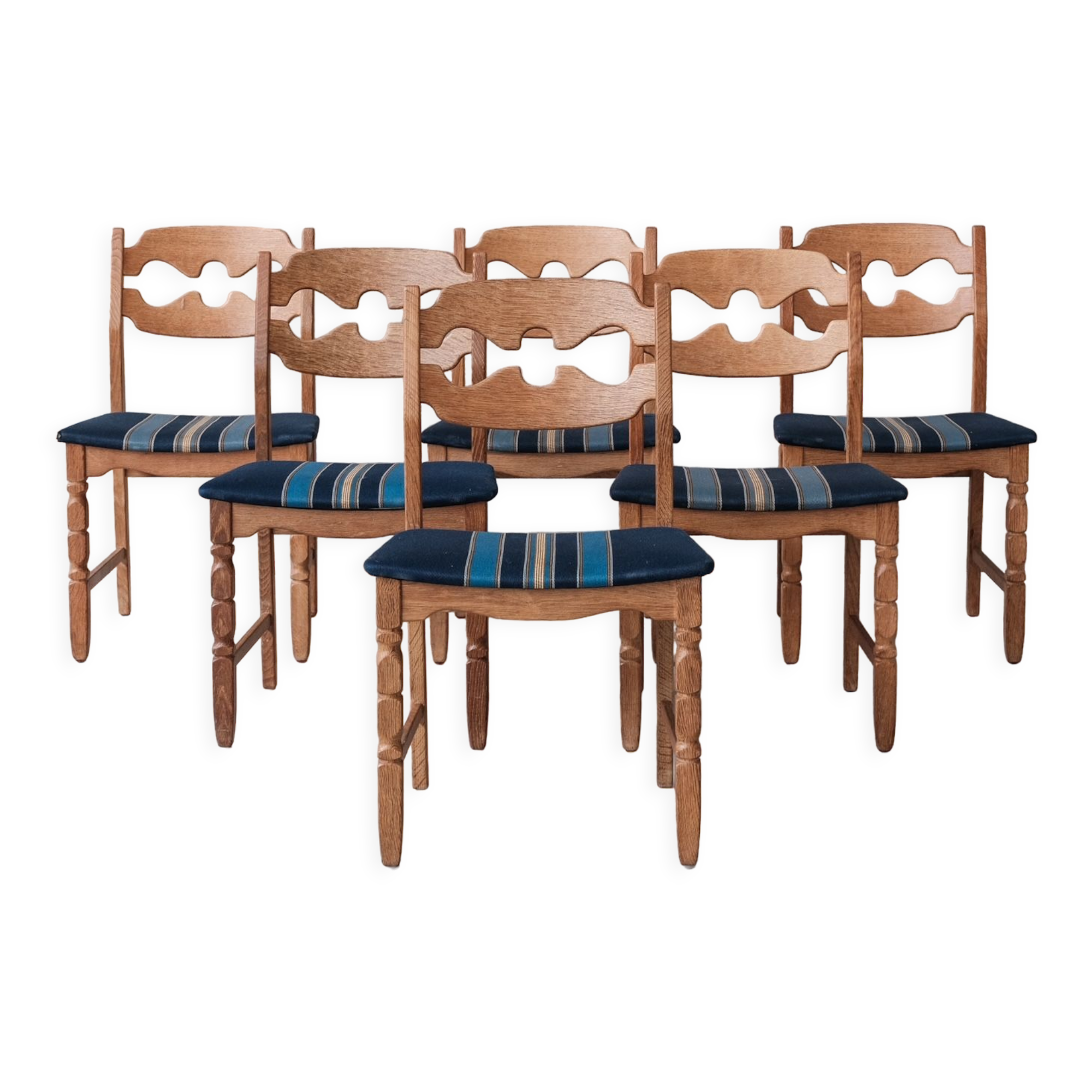 Oak dining chairs
