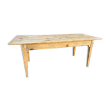 large farmhouse table Alsace 190cm fir 1900