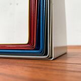 Mid-century German colourful minimalist metal bookends by Soennecken, 1960s, set of 16.