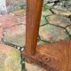 Solid wood corner shelf