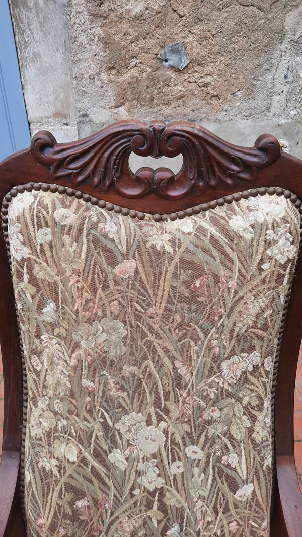 Paire de fauteuils style Louis Philippe