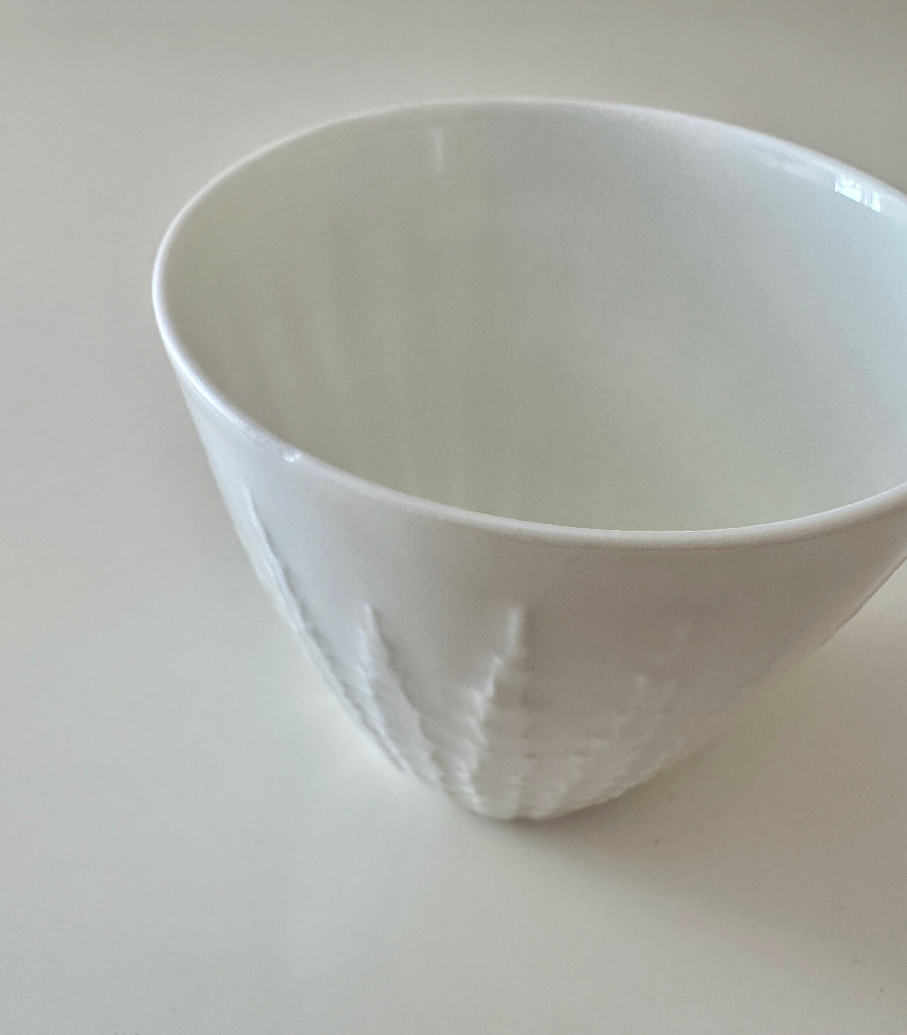 Hutschenreuther Carafe with tumblers, juice jug, white porcelain, Hutschenreuther Exzellenz