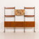 Italian free standing wall unit in teak, 1950s