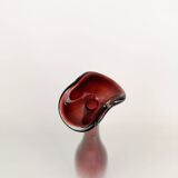 Midcentury display vase by Nils Landberg, Orrefors, circa 1950.