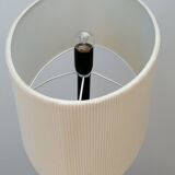Lampadaire tripode en métal noir 1960