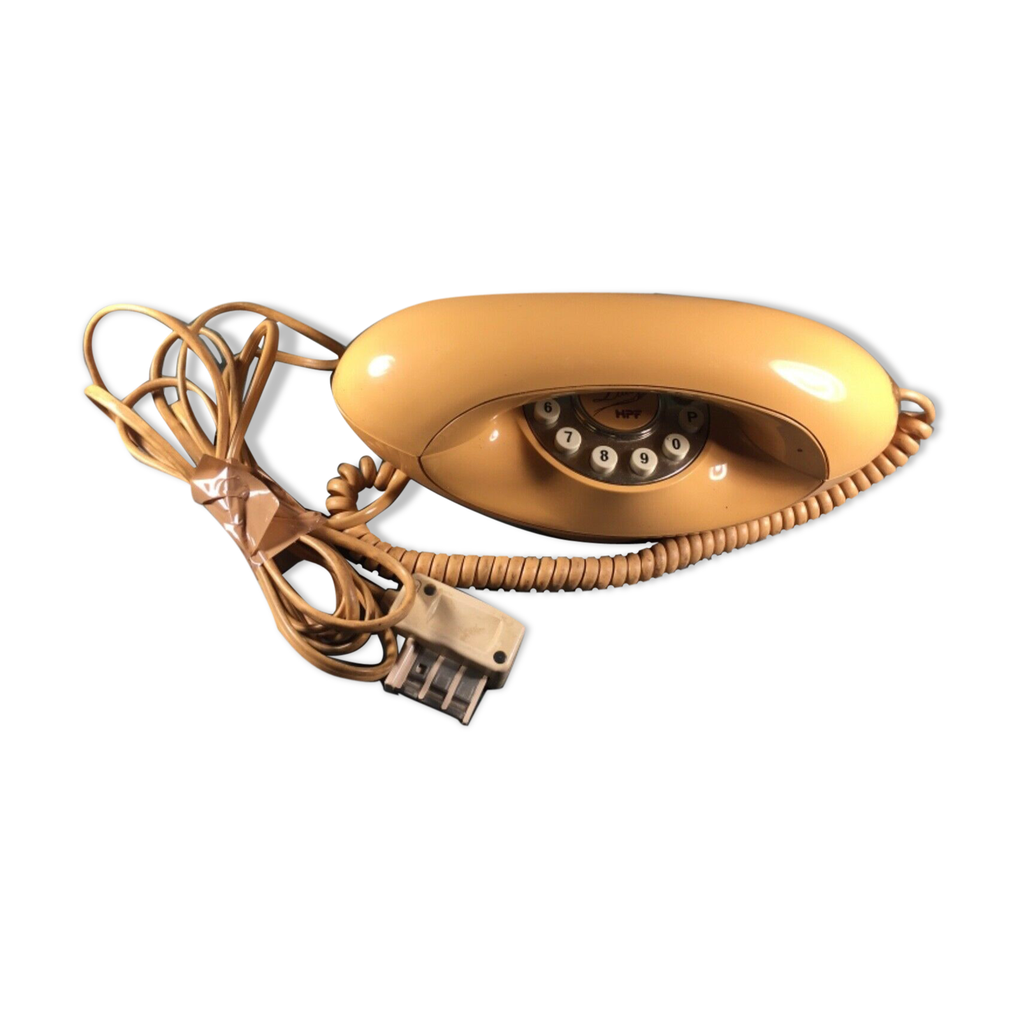 Vintage phone lady deco design XX eme