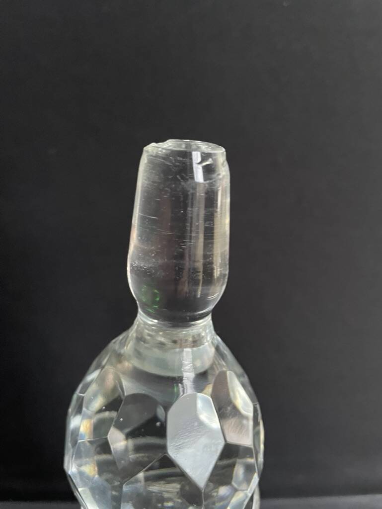 Ewer carafe – Blown and cut crystal