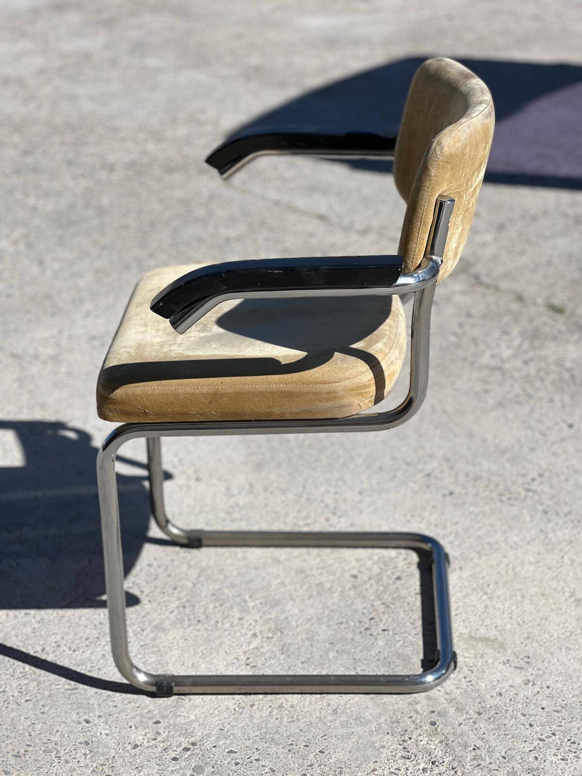 Set of 6 Marcel Breuer S64 armchairs for Thonet 1950