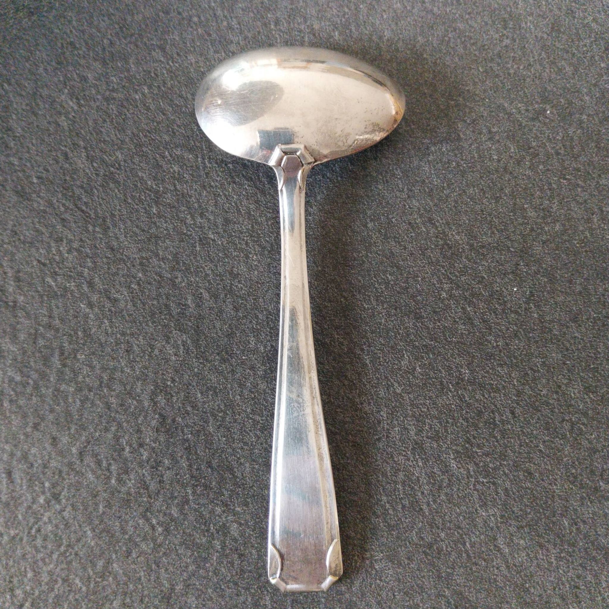 Cuillère à crème en métal argenté