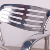 Aluminium stackable chair by Jorge Pensi for Amat 3, 1980
