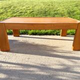 Solid elm coffee table