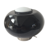 Lamp in black glass from the 1960s