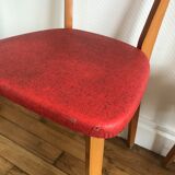 Series of red chairs