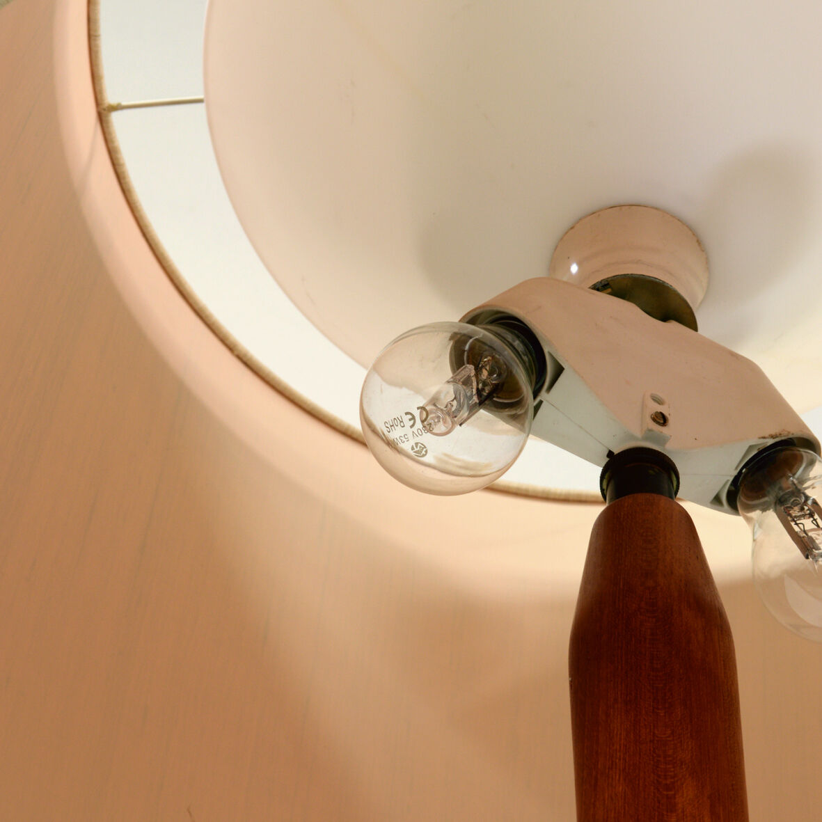 Lamppost Danish teak 1960 s