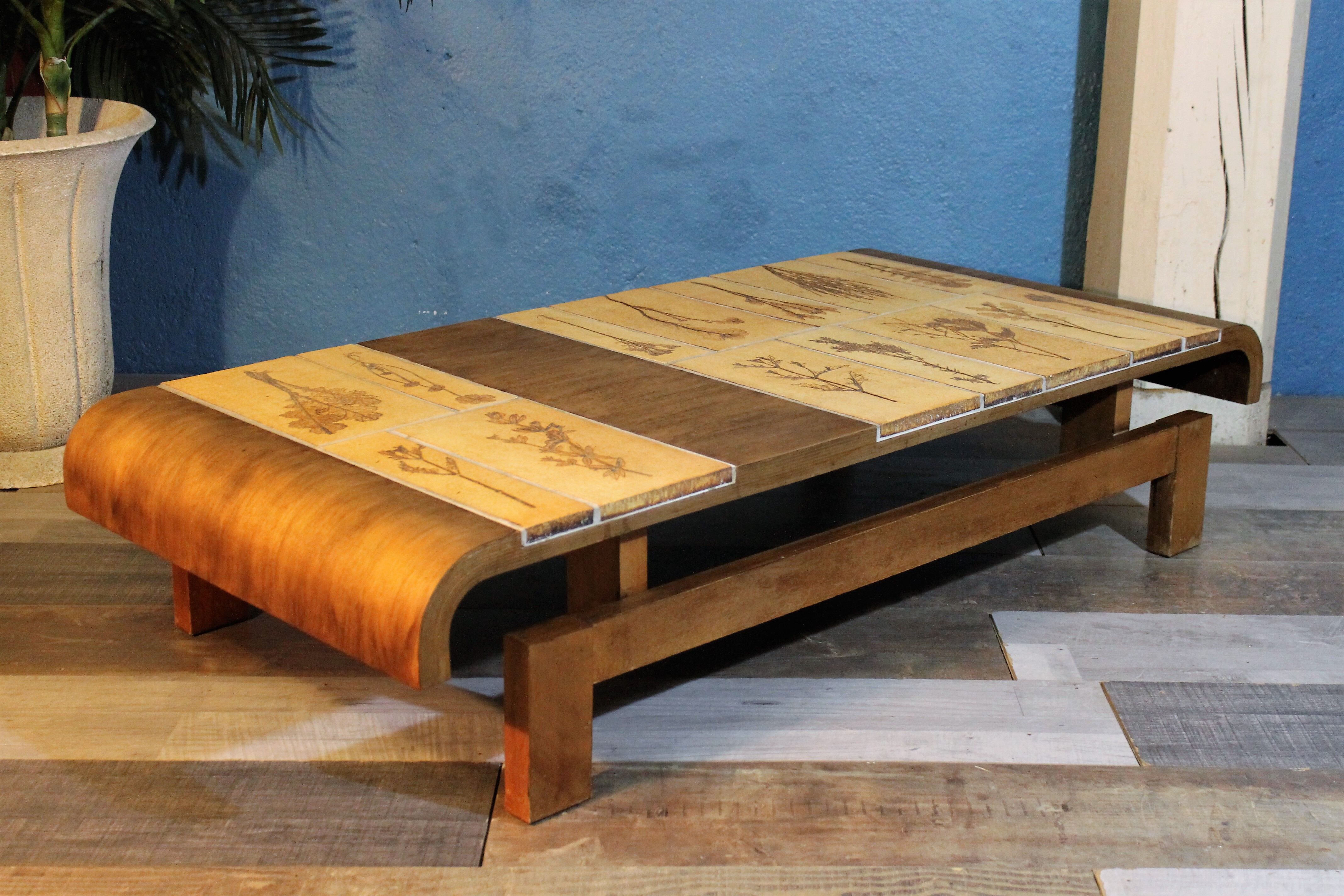 Herbarium Capron coffee table, 1960s