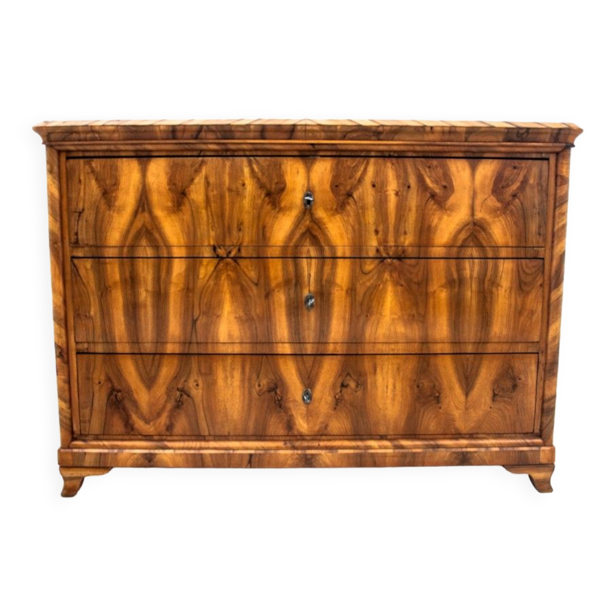Antique chest of drawers, northern europe, around 1850, after renovation