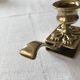 Former candlestick table edge brass