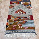 Contemporary Kilim Rug - Taznakht Kilim runner - runner - Unique runner rug - Berber rug