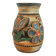 1960s bay ceramic vase multi-color relief flower decor model 94 17