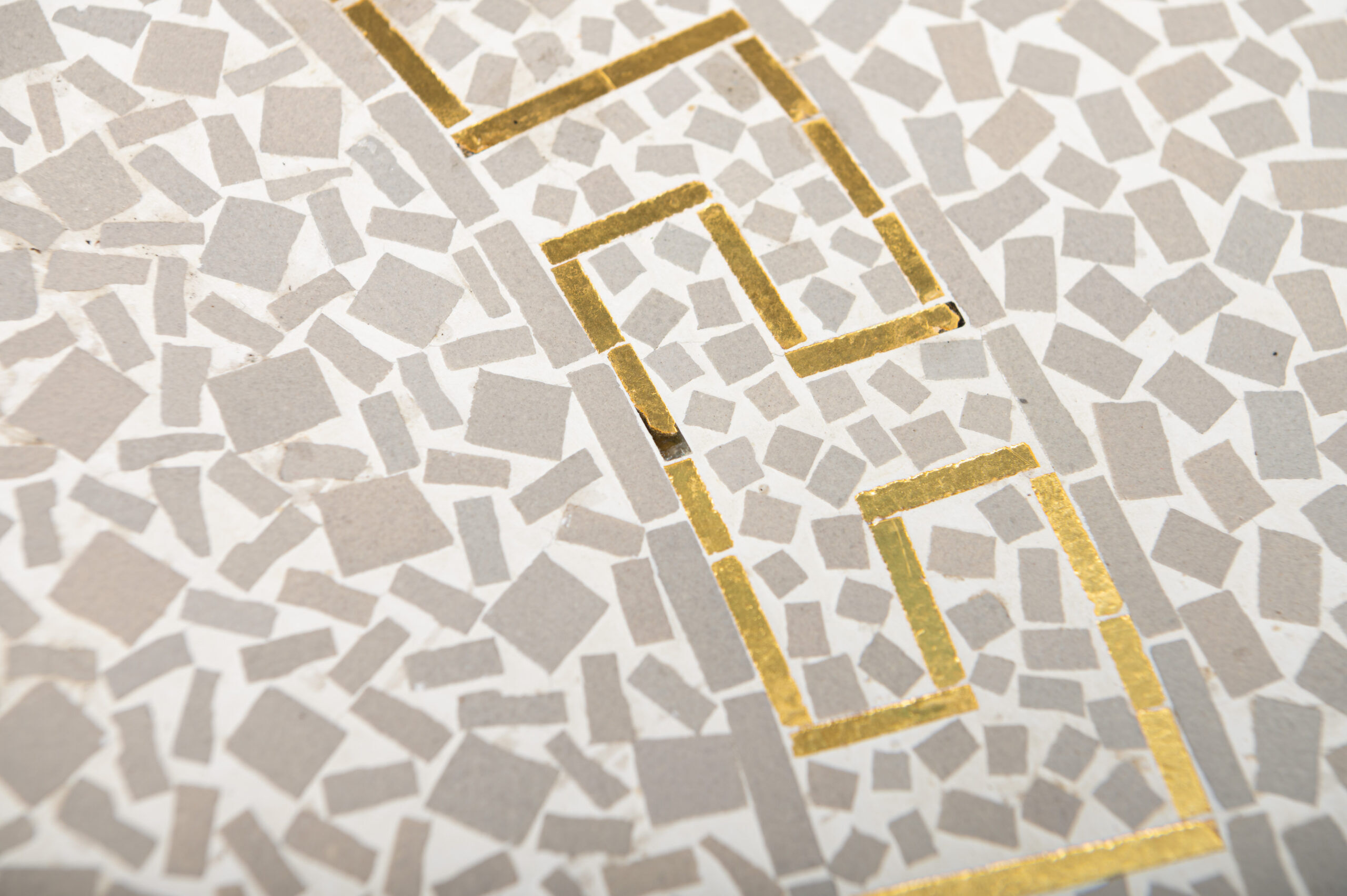 Mosaic coffee table by Berthold Müller