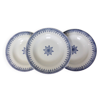 3 vintage deep plates from St Amand model Primax 211255