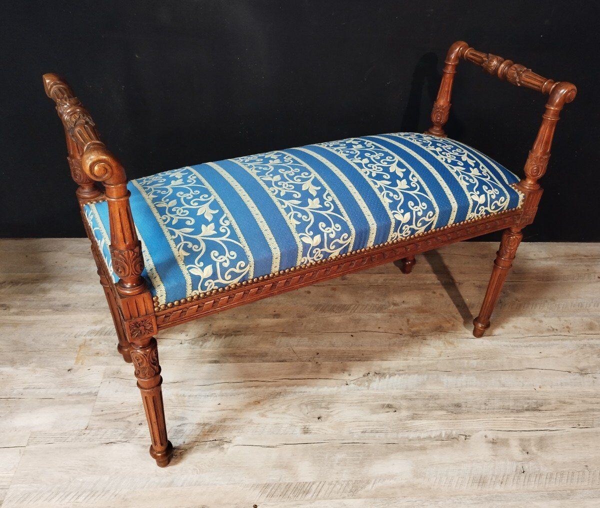Louis XVI Two-seater Piano Bench