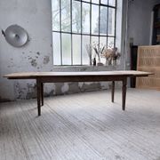 Solid oak farmhouse table with extensions (190-280cm) 1950