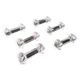 6 Baccarat crystal knife holders