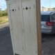 Wooden cloakroom from the late 19th century