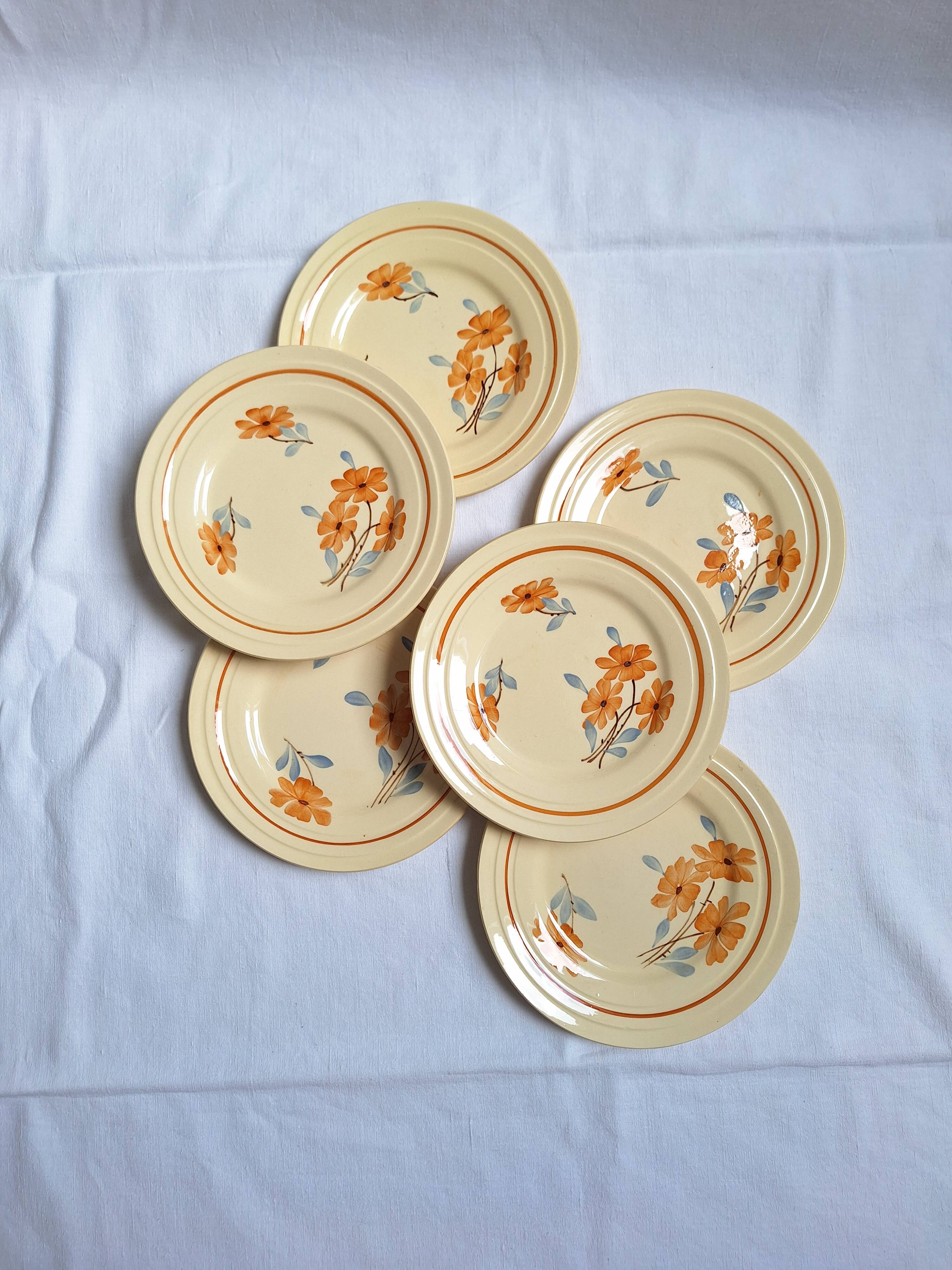 Vintage dessert plates
