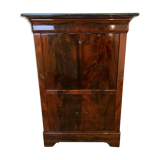 Secretary in vintage mahogany Louis Philippe