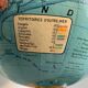 Vintage globe 1950 terrestrial wood Girard Barrère Forest - 38 cm