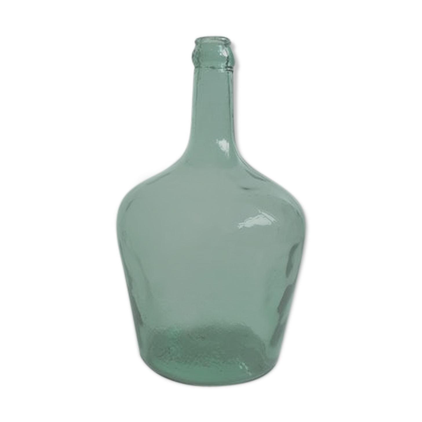 Demijohn 2L light green curved