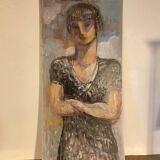 Portrait de femme signé Landauer