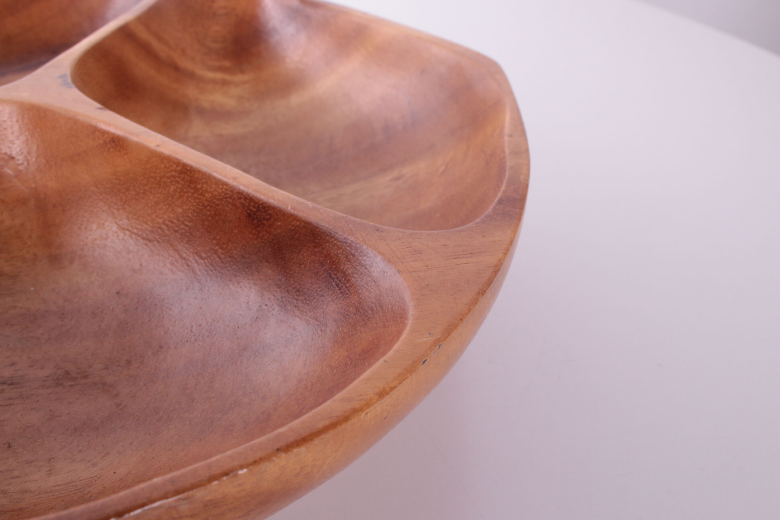 Vintage teak drink bowl 1960s german