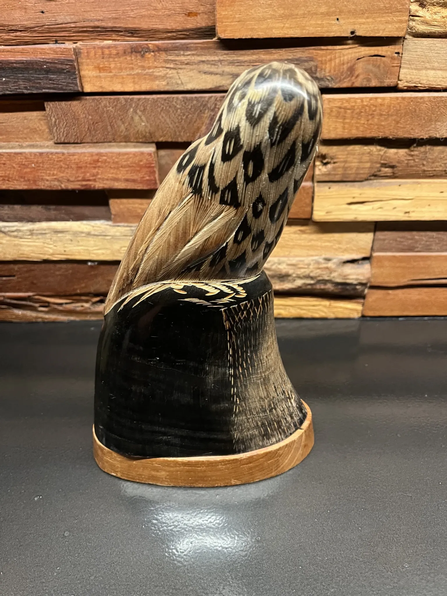 Owl sculpture