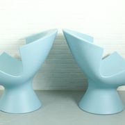 Set of 2 Karim Rashid Kite Lounge Chairs for Label, 2004