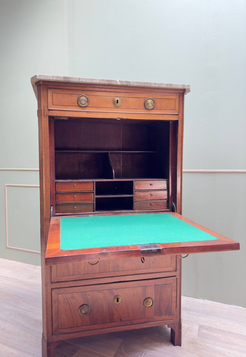 Mahogany Secretary Louis XVI XVIII Eme Century