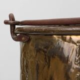 Antique French Provincial Copper Kettle, 19th Century